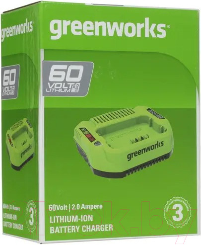 Изображение товара Зарядное устройство для электроинструмента Greenworks G60UC 60V 2А / 2932007