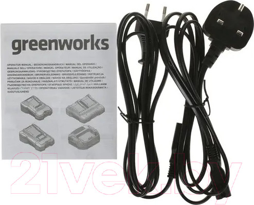 Изображение товара Зарядное устройство для электроинструмента Greenworks G60UC 60V 2А / 2932007