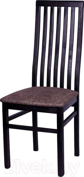 Изображение товара Стул Ельская мебельная фабрика МДК-82.1 / 15C 510 (венге/кашемир коричневый)
