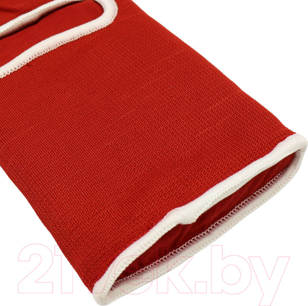 Изображение товара Защита голень-стопа для единоборств BoyBo Хлопчатобумажная (L, красный)