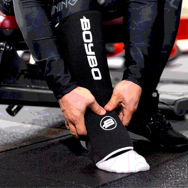 Изображение товара Защита голень-стопа для единоборств BoyBo BF243 (XL, черный)