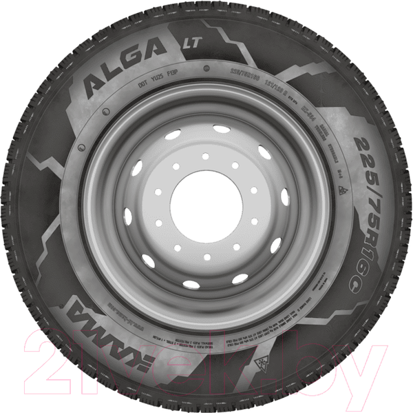 Изображение товара Зимняя легкогрузовая шина KAMA Alga LT НК-534 225/75R16C 121/120R (шипы)