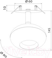 Изображение товара Точечный светильник Elektrostandard 9925 LED 8W 4200K (черный)