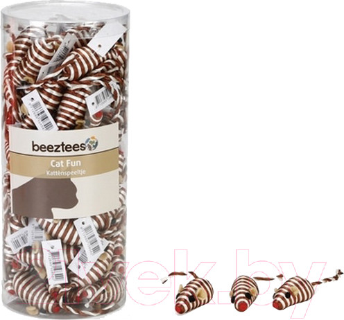 Изображение товара Игрушка для кошек Beeztees Мышь полосатая / 440445