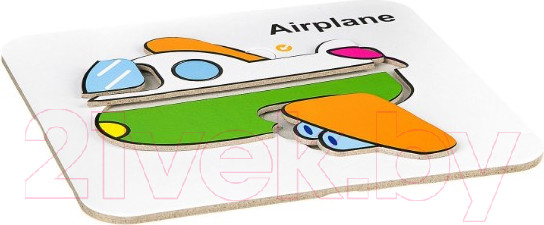 Изображение товара Раскраска Bondibon Водная раскраска-пазл. Самолет / ВВ2346