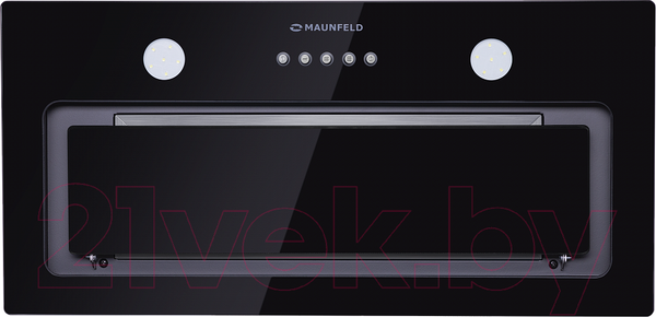 Изображение товара Вытяжка скрытая Maunfeld Trapeze 601GG (черный)