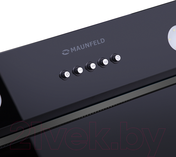 Изображение товара Вытяжка скрытая Maunfeld Trapeze 601GG (черный)