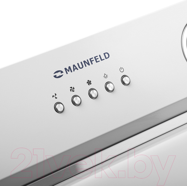 Изображение товара Вытяжка скрытая Maunfeld Trapeze 602IG (белый)
