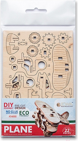 Изображение товара Самолет игрушечный EWA Самолет Эва