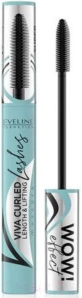 Изображение товара Тушь для ресниц Eveline Cosmetics Удлинение и подкручивание Viva curled lashes! черный (10мл)