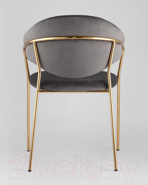 Изображение товара Стул Stool Group Эвита / FDC8022 DARK GREY FUT-81 (вельвет темно-серый)