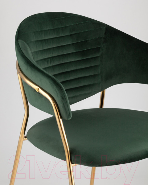 Изображение товара Стул Stool Group Эвита / FDC8022 GREEN FUT-73 (вельвет зеленый)