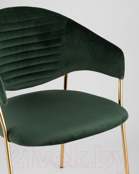 Изображение товара Стул Stool Group Эвита / FDC8022 GREEN FUT-73 (вельвет зеленый)