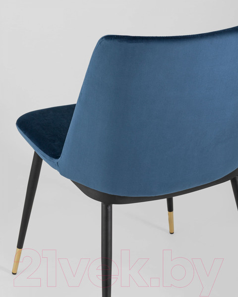 Изображение товара Стул Stool Group Мелисса / FDC8028 BLUE FUT-40 (велюр синий)