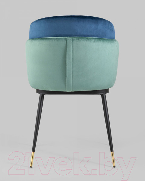Изображение товара Стул Stool Group Пенелопа / FDC8054 FUT-70 + FUT-40 (велюр мятный/синий)