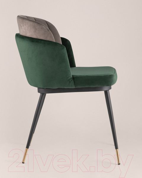 Изображение товара Стул Stool Group Пенелопа / FDC8054 FUT-73 + FUT-54 (вельвет зеленый/коричневый)