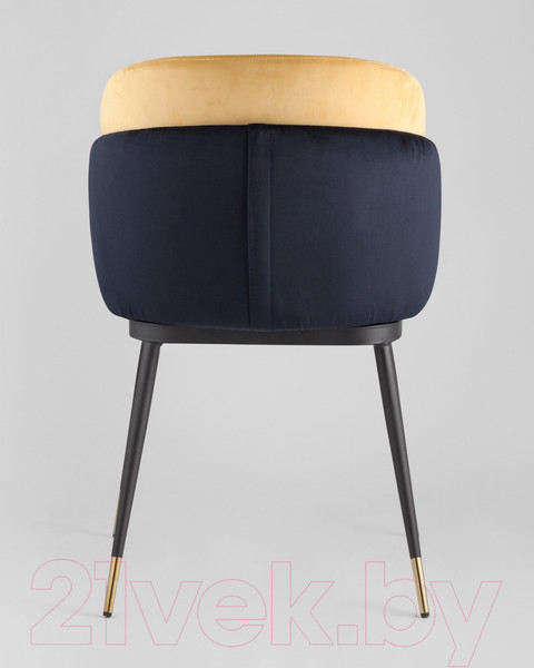 Изображение товара Стул Stool Group Пенелопа / FDC8054 FUT-78 + FUT-61 (вельвет синий/желтый)