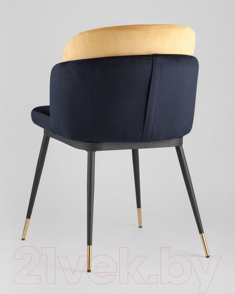 Изображение товара Стул Stool Group Пенелопа / FDC8054 FUT-78 + FUT-61 (вельвет синий/желтый)