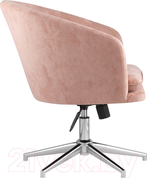 Изображение товара Кресло офисное Stool Group Харис / HY-78 (регулируемое, замша пыльно-розовый)