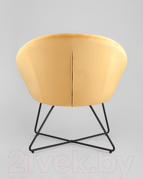 Изображение товара Кресло мягкое Stool Group Колумбия / HLR-22 (вельвет оранжевый)