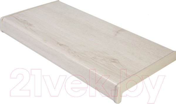 Изображение товара Подоконник VPL Премиум с заглушкой 150x1200 (белый дуб)