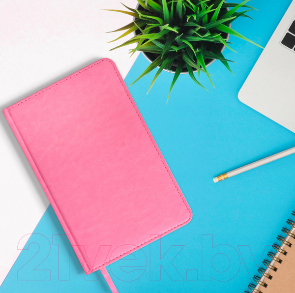 Изображение товара Ежедневник Brauberg Imperial / 111859 (розовый, кожзам)