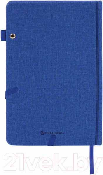 Изображение товара Ежедневник Brauberg Finest / 111872 (синий, кожзам)