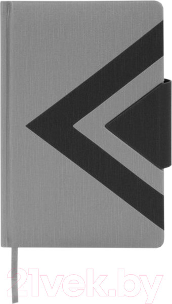 Изображение товара Ежедневник Brauberg Waves / 111875 (черный/серый, кожзам)