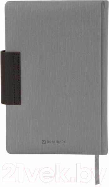 Изображение товара Ежедневник Brauberg Waves / 111875 (черный/серый, кожзам)