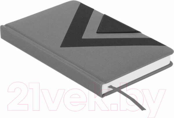 Изображение товара Ежедневник Brauberg Waves / 111875 (черный/серый, кожзам)