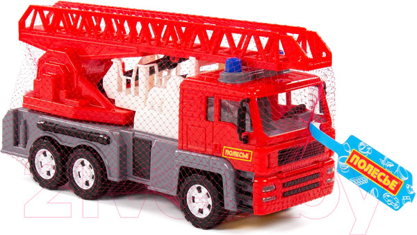 Изображение товара Автомобиль-вышка Полесье Алмаз Пожарный / 86723 (инерционный)