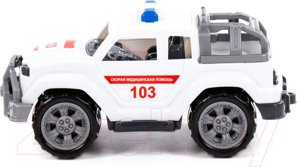 Изображение товара Автомобиль игрушечный Полесье Легионер-мини Скорая помощь / 84705