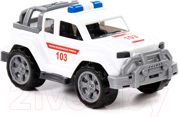 Изображение товара Автомобиль игрушечный Полесье Легионер-мини Скорая помощь / 84705