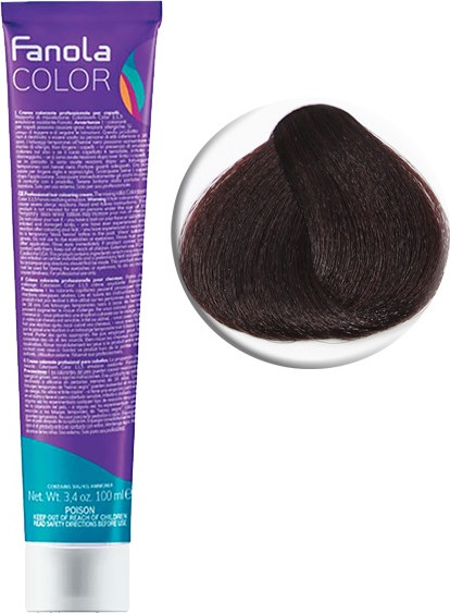 Изображение товара Крем-краска для волос Fanola 5.5 (100мл, светло-каштановый красное дерево)