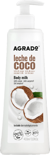Изображение товара Молочко для тела Agrado С ароматом кокоса (400мл)