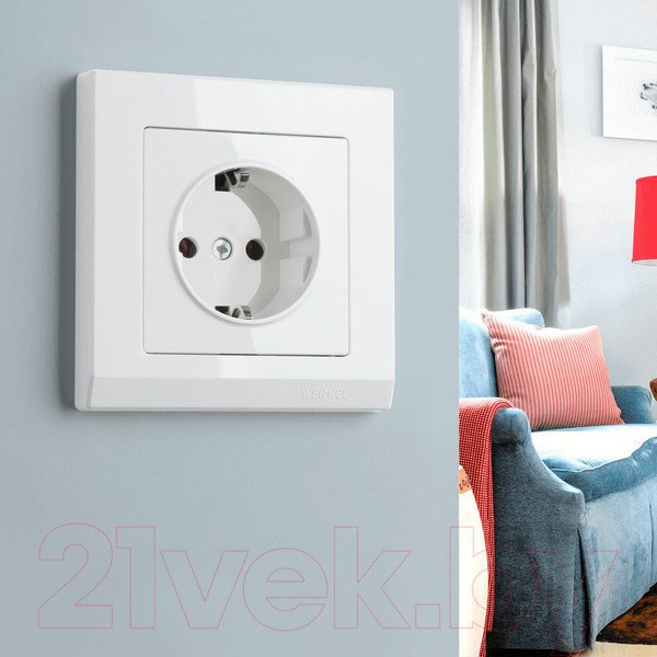 Изображение товара Рамка для выключателей и розеток Werkel W0011801 / a050919 (белый)