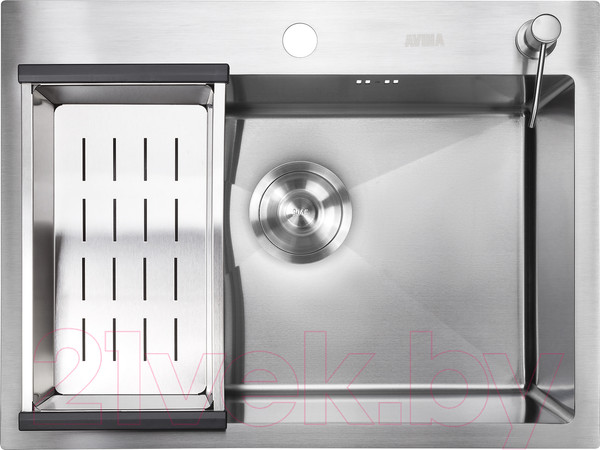 Изображение товара Мойка кухонная Avina HM6048 (нержавеющая сталь)