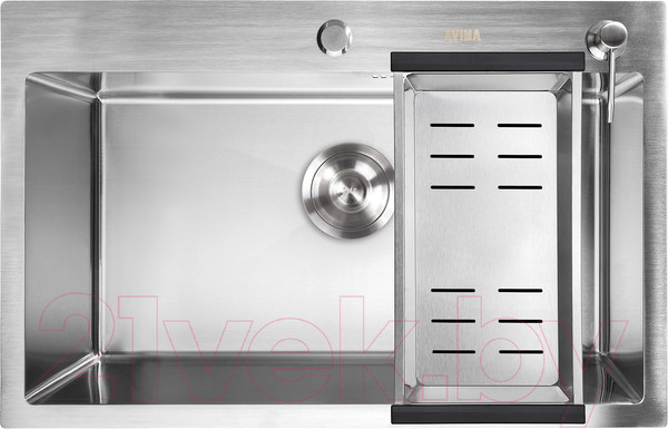Изображение товара Мойка кухонная Avina HM7048 (нержавеющая сталь)