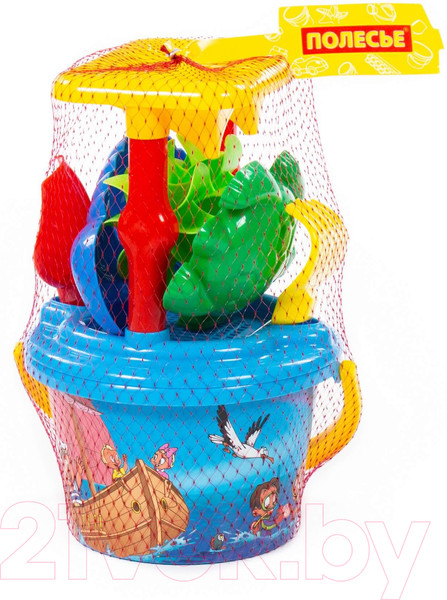 Изображение товара Набор игрушек для песочницы Полесье №348 / 35769