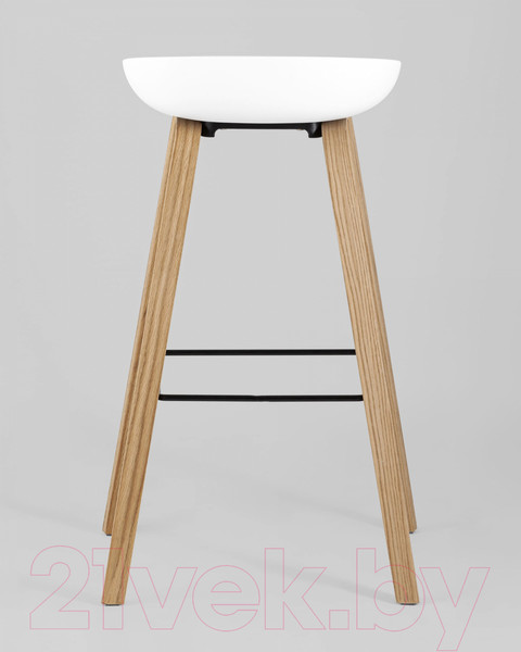 Изображение товара Стул барный Stool Group Libra / 8319 (белый/деревянные ножки)