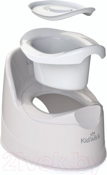 Изображение товара Детский горшок Kidwick Гранд / KW050402 (серый/белый)