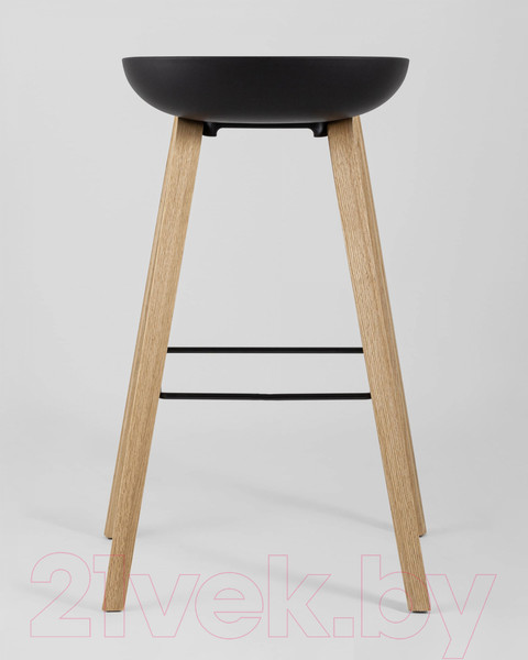 Изображение товара Стул барный Stool Group Libra / 8319 (черный/деревянные ножки)