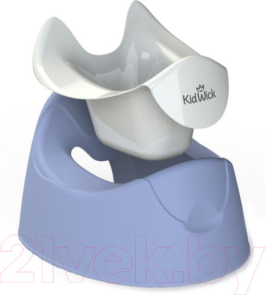 Изображение товара Детский горшок Kidwick Трио / KW090501 (фиолетовый/белый)