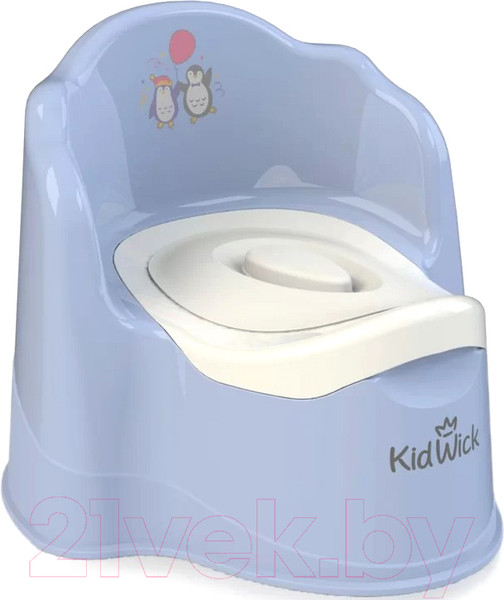 Изображение товара Детский горшок Kidwick Трон / KW070502 (фиолетовый/белый)