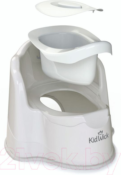 Изображение товара Детский горшок Kidwick Королевский / KW080404 (серый/темно-серый/белый)