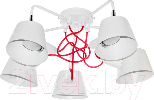 Изображение товара Люстра Aitin-Pro C996/5 (белый/красный)