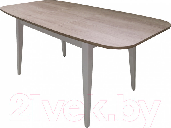 Изображение товара Обеденный стол Васанти Плюс Дорн ДН-09 (дуб небраска натуральный/белый)