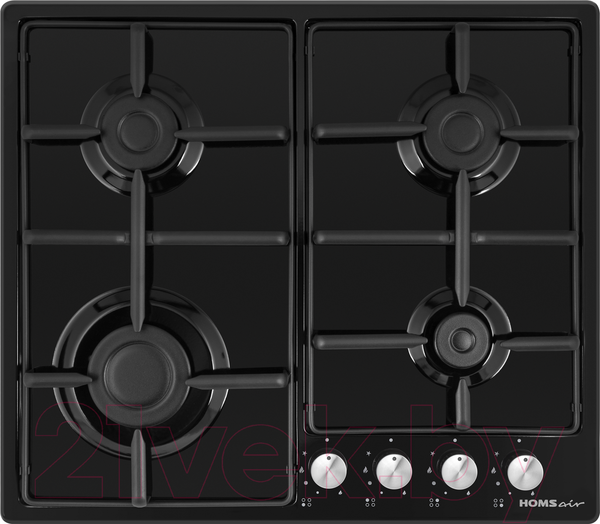 Изображение товара Газовая варочная панель HOMSair HGE643BK