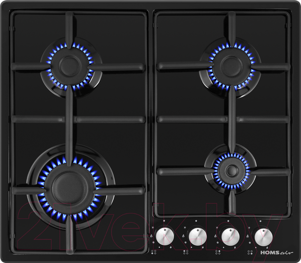 Изображение товара Газовая варочная панель HOMSair HGE643BK