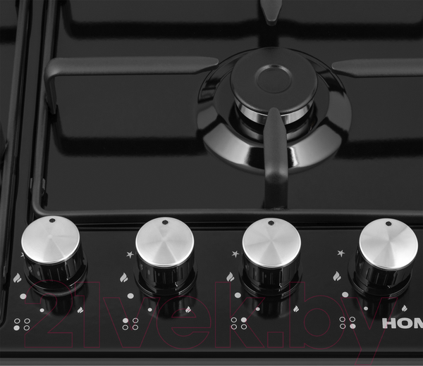 Изображение товара Газовая варочная панель HOMSair HGE643BK
